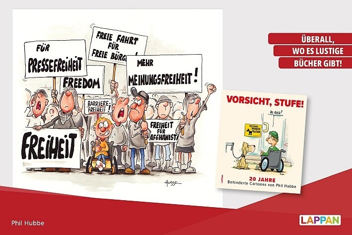 Leipzig liest: Phil Hubbe - 20 Jahre Behinderte Cartoons 