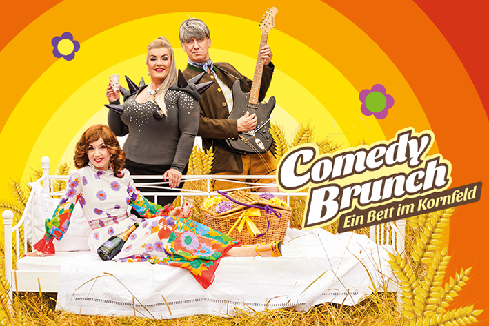 Comedy-Brunch mit Trio ExperTease: Ein Bett im Kornfeld